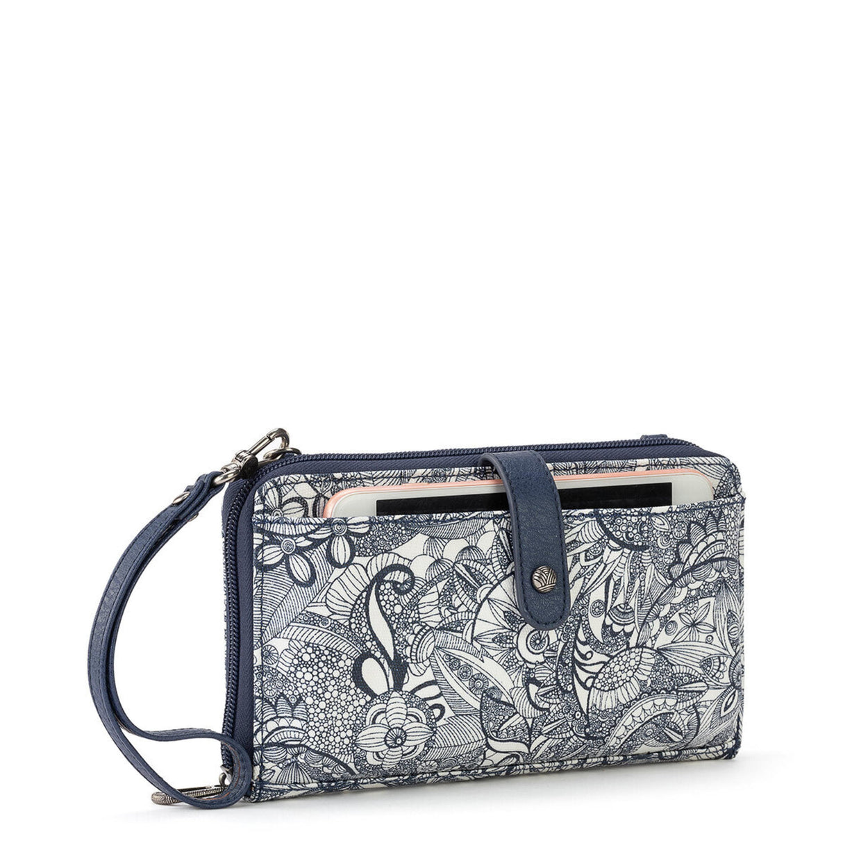 Smartphone Wallet - Canvas - Navy Spirit Desert from The Sak