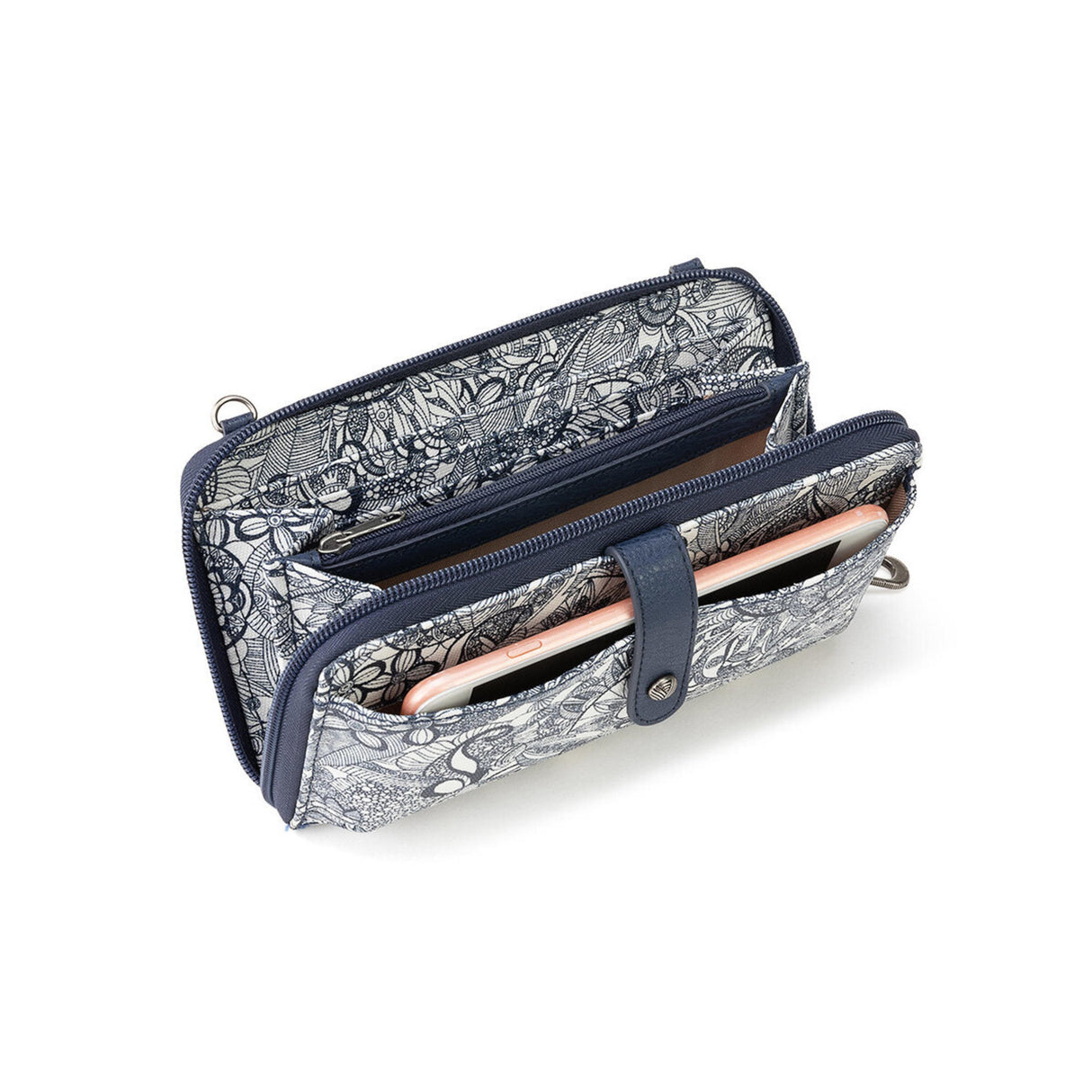 Smartphone Wallet - Canvas - Navy Spirit Desert from The Sak