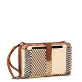 Smartphone Wallet - Straw - Tobacco Batik World Woven from The Sak