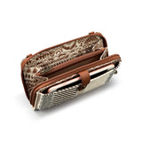 Smartphone Wallet - Straw - Tobacco Batik World Woven from The Sak