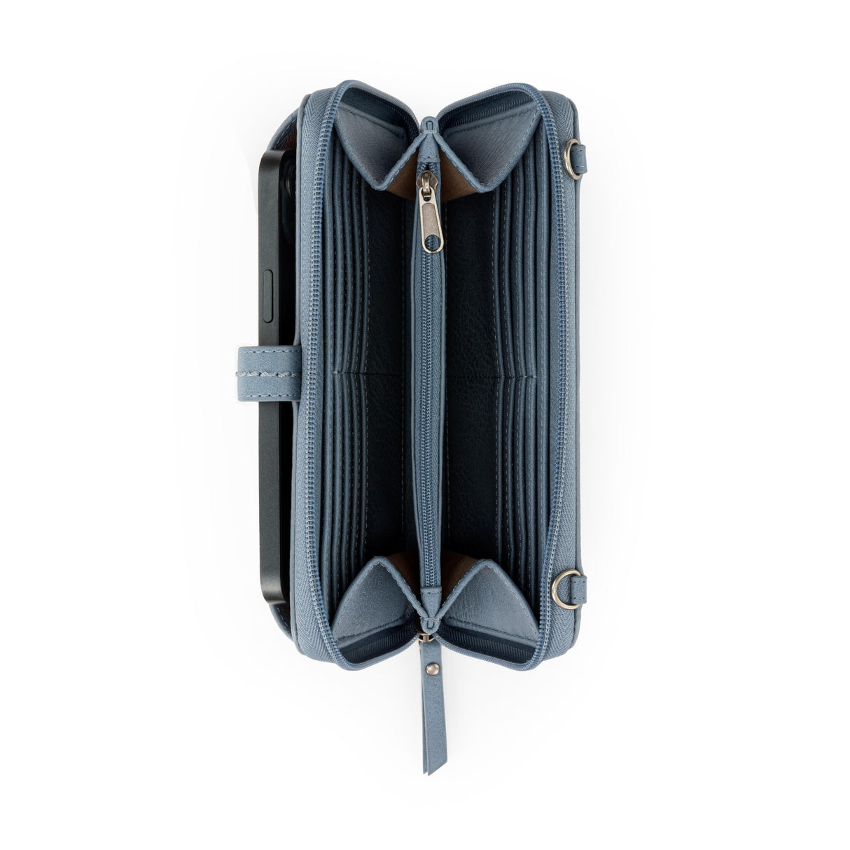 Iris Smartphone Wallet - Leather - Maritime Wave Embossed from The Sak