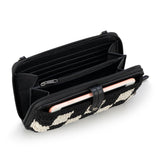 Iris Smartphone Wallet - Hand Crochet - Black Check from The Sak