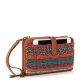 Iris Smartphone Wallet - Hand Crochet - Sunset Stripe from The Sak