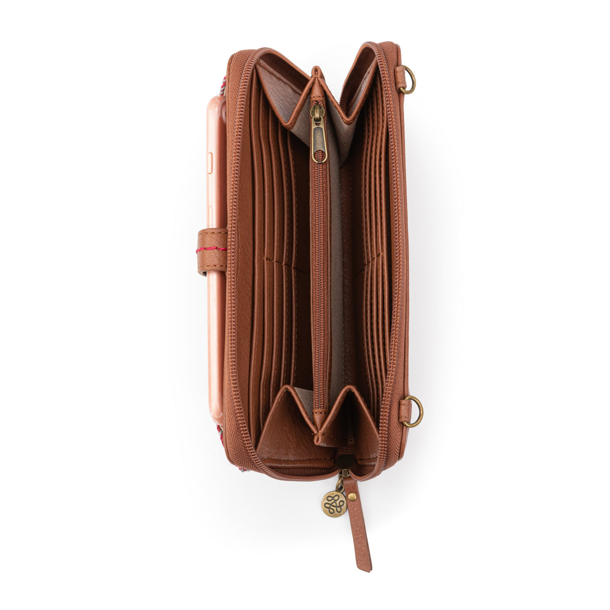 Iris Smartphone Wallet - Hand Crochet - Sunset Stripe from The Sak