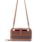 Iris Smartphone Wallet - Hand Crochet - Sunset Stripe from The Sak