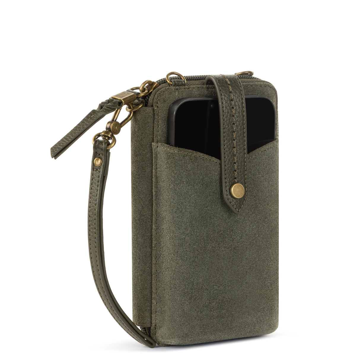 Silverlake Smartphone Wallet - Leather - Moss Suede from The Sak