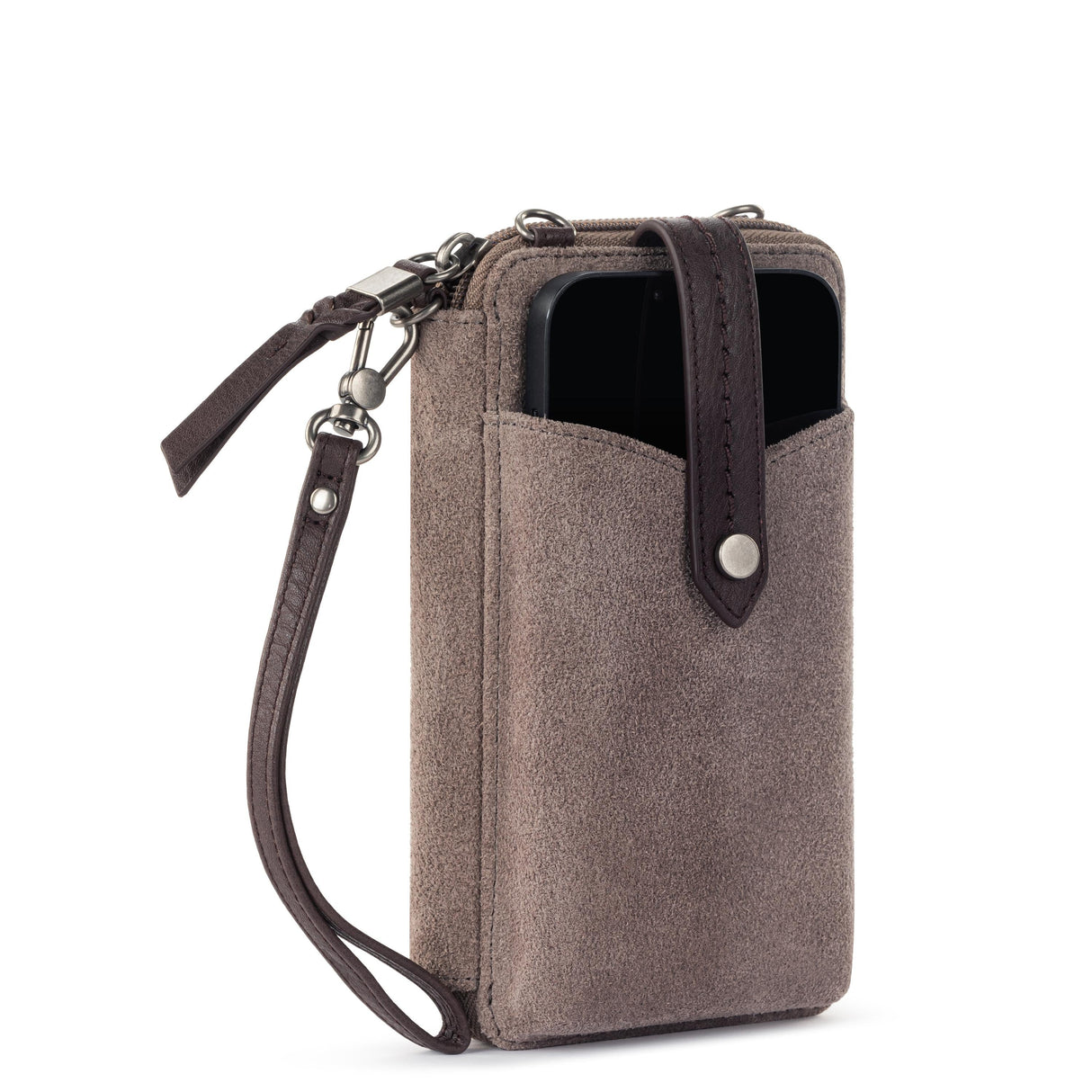 Silverlake Smartphone Wallet - Leather - Mushroom Suede from The Sak