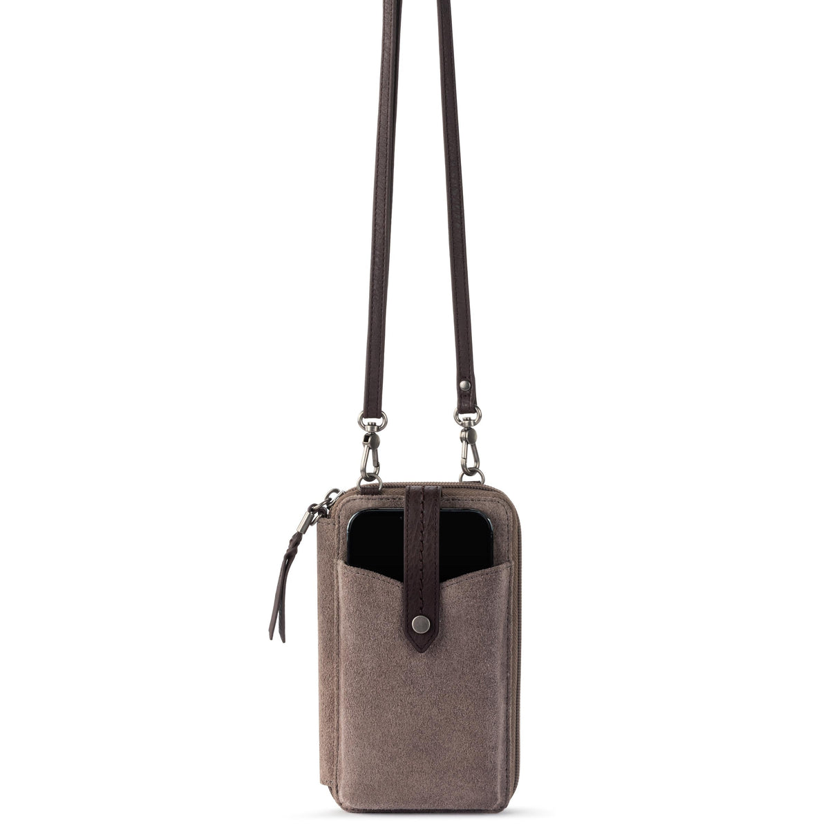 Silverlake Smartphone Wallet - Leather - Mushroom Suede from The Sak