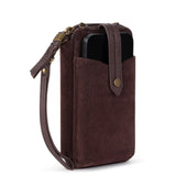 Silverlake Smartphone Wallet - Leather - Mahogany Suede from The Sak
