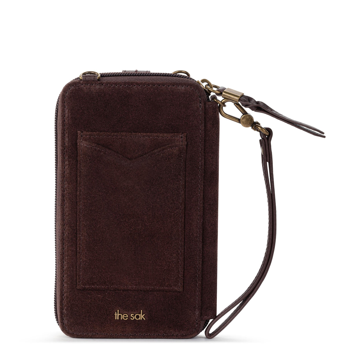 Silverlake Smartphone Wallet - Leather - Mahogany Suede from The Sak