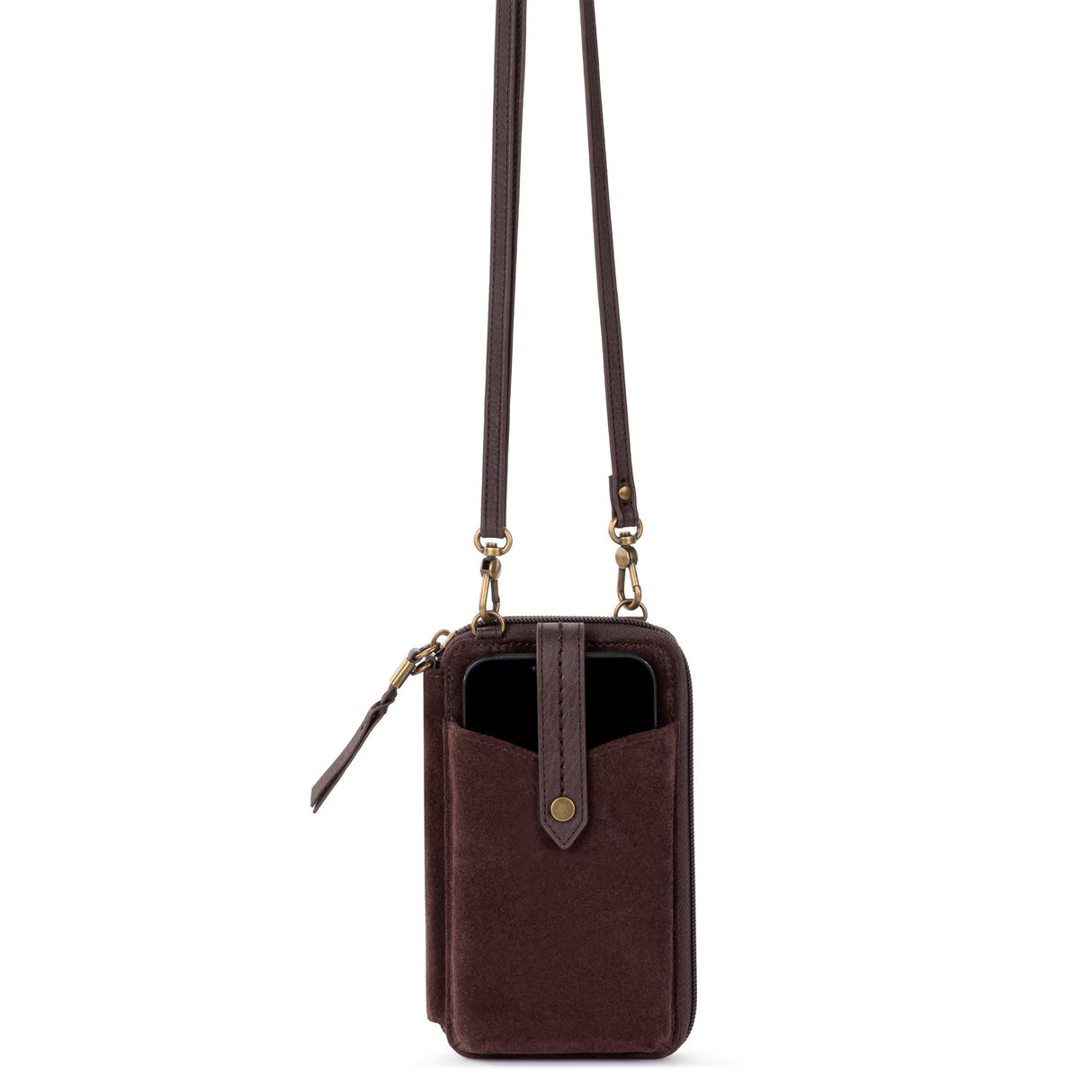 Silverlake Smartphone Wallet - Leather - Mahogany Suede from The Sak
