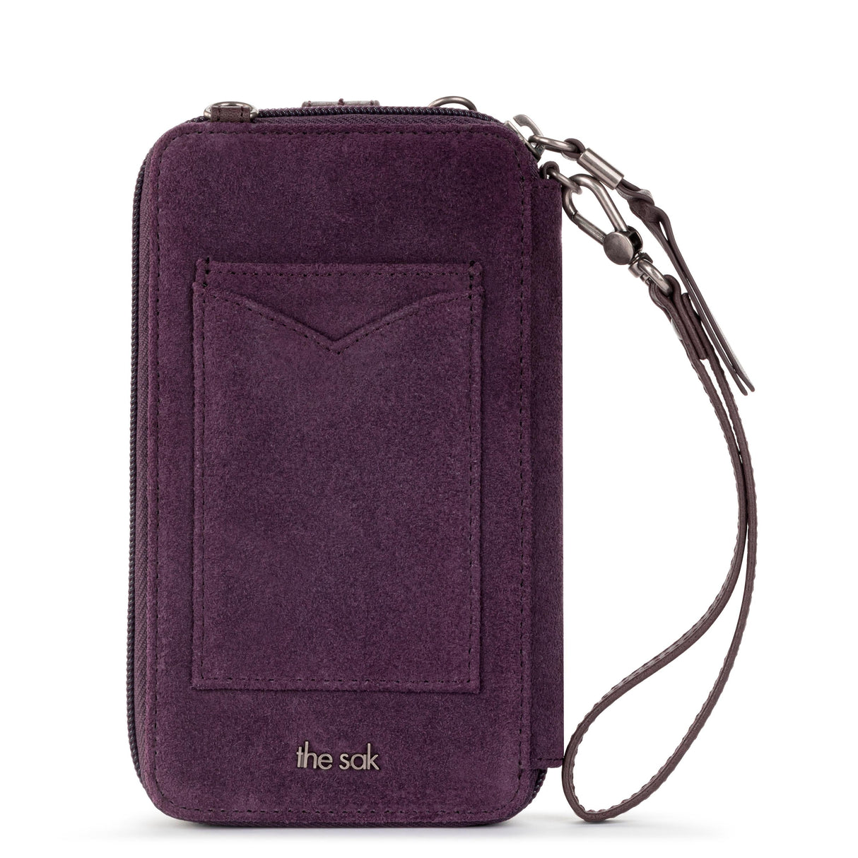 Silverlake Smartphone Wallet - Leather - Aubergine Suede from The Sak