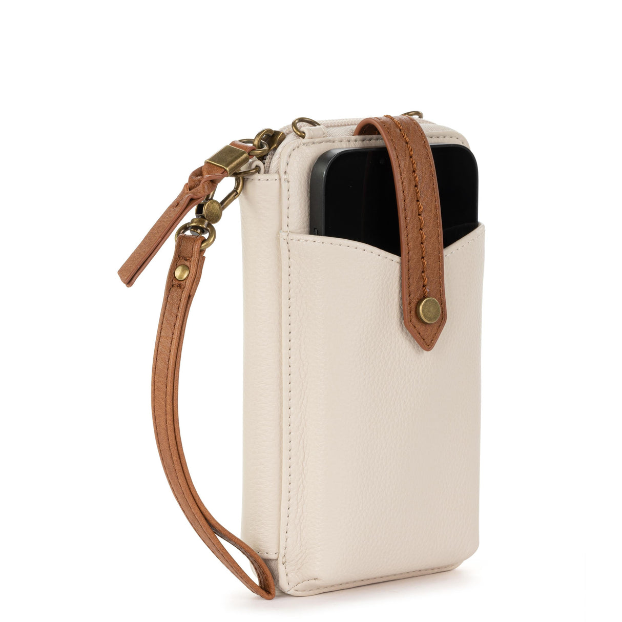 Silverlake Smartphone Wallet - Leather - Stone Block from The Sak