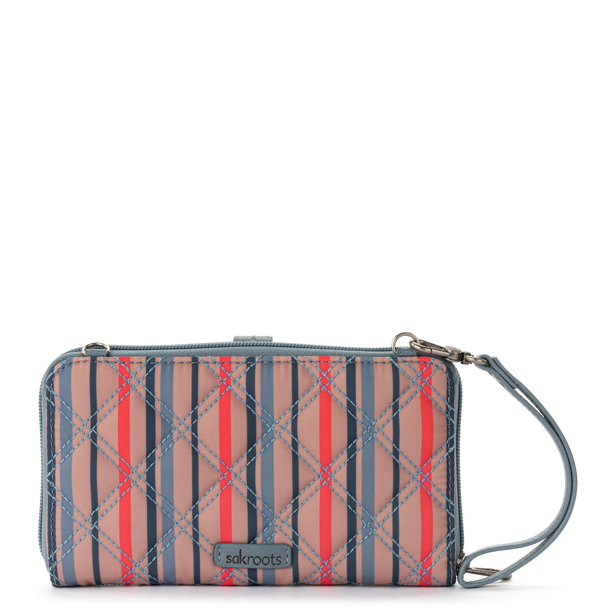 Smartphone Wallet - EcoTwill - Vintage Multi Stripe Diamond Quilted from The Sak