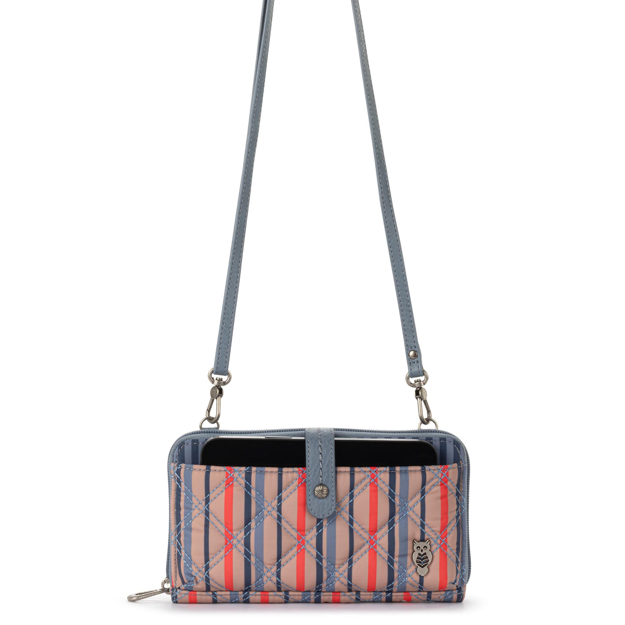 Smartphone Wallet - EcoTwill - Vintage Multi Stripe Diamond Quilted from The Sak
