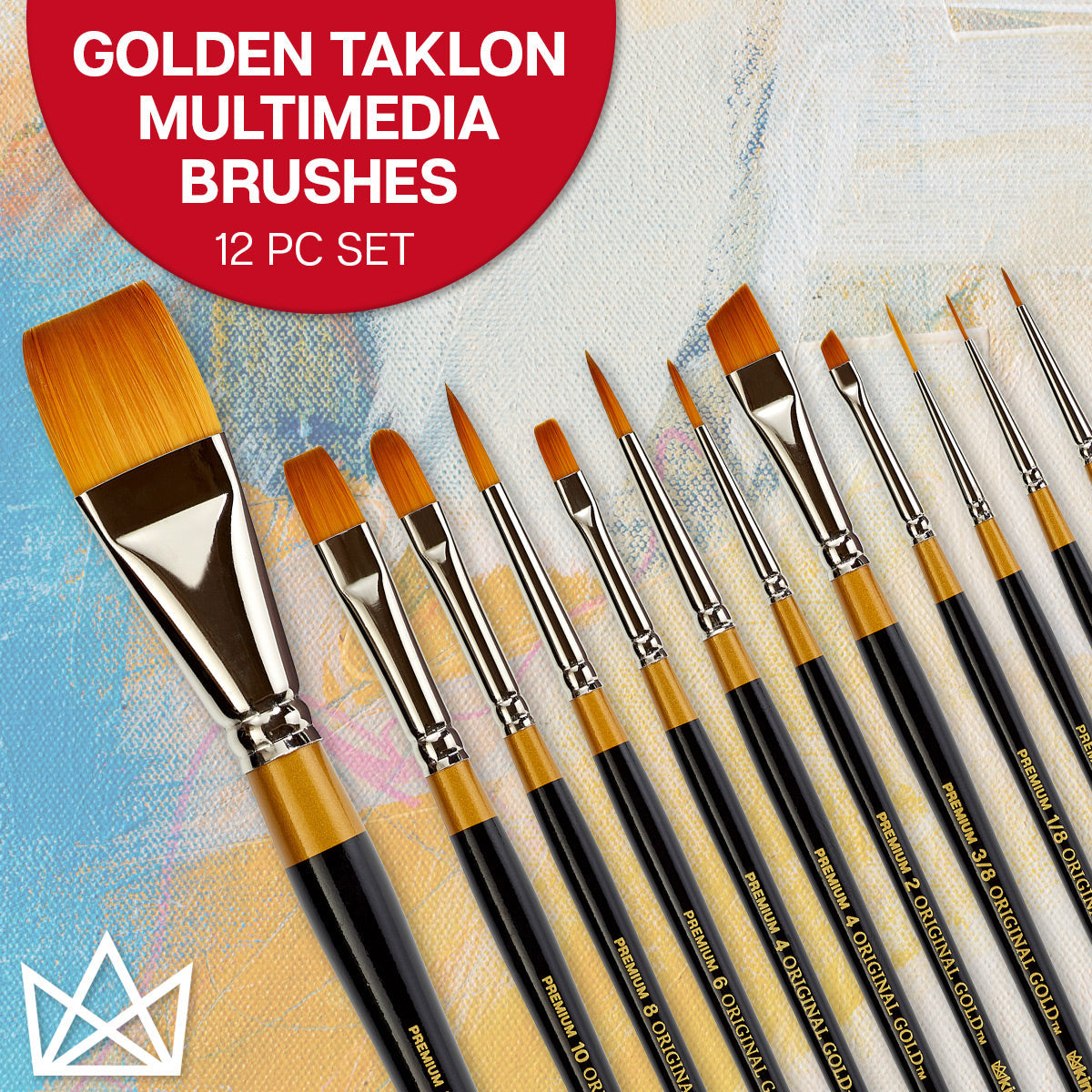 Original Gold® Brushes 12 pc from KINGART