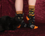 Vintage Black Cat Crew Socks from FootClothes