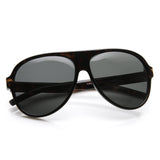 Mens 1980's Retro Polarized Lens Plastic Aviator Sunglasses 9322 from zeroUV