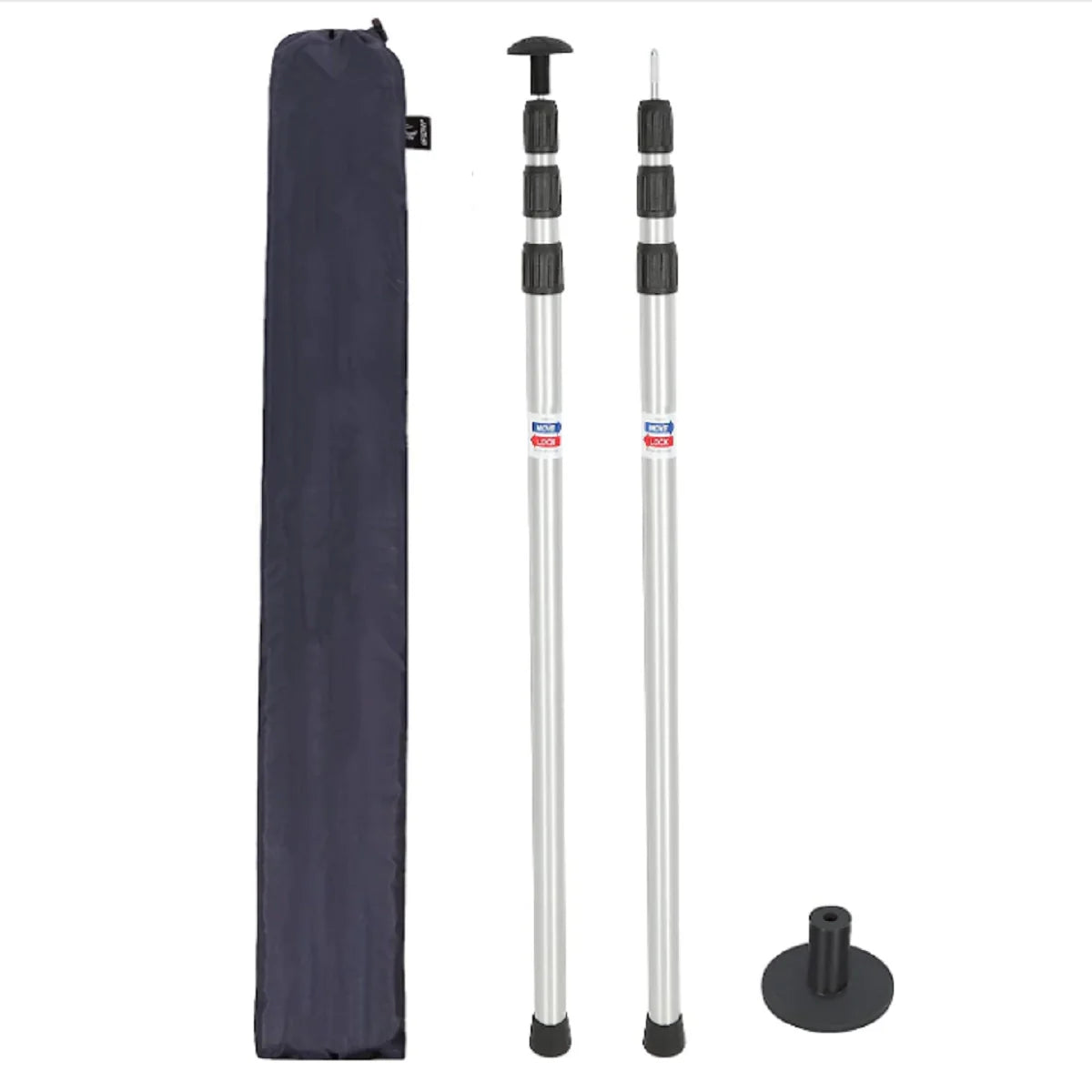 Aluminum Adjustable Telescoping Tarp Poles From Redcamp