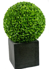 Artificial Rose Clover Topiary Ball 17" UV Resistant Set of 2 from Designer Plants USA