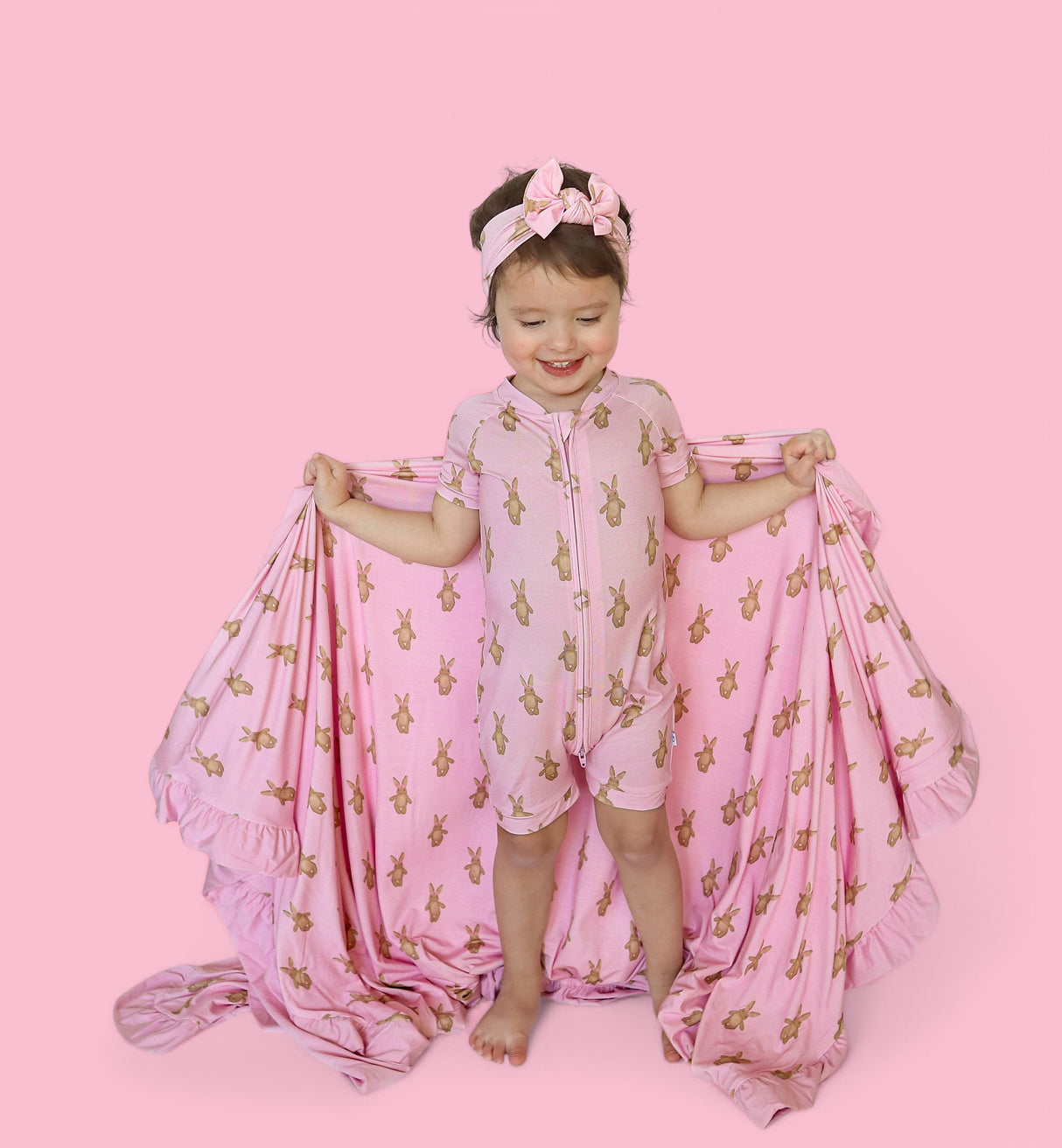 BLUSHIN' BUNNIES DREAM SHORTIE from DREAM BIG LITTLE CO
