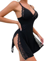 Laced Slit Sleep Dress from HeyShape