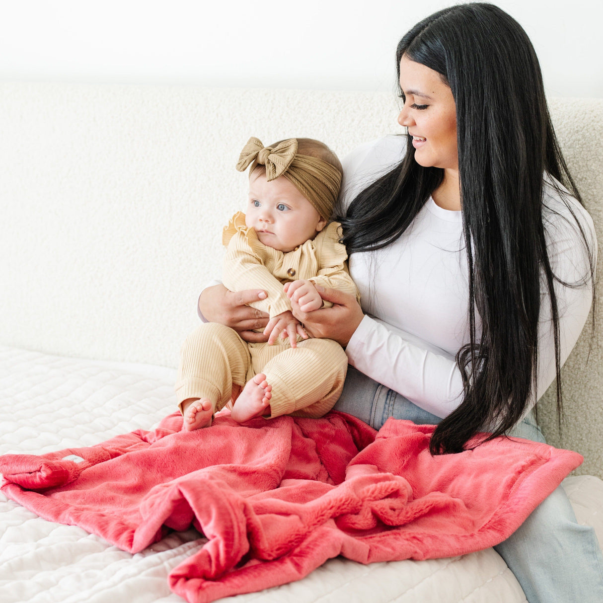 LUSH RECEIVING BLANKETS From Saranoni