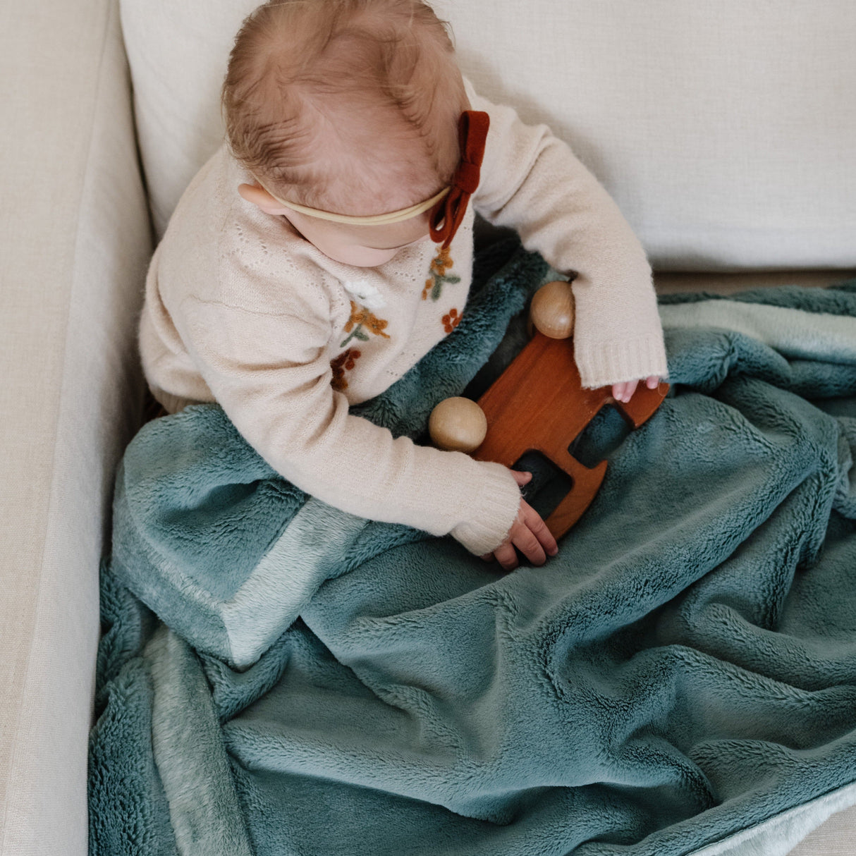 LUSH RECEIVING BLANKETS From Saranoni