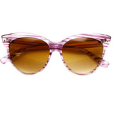 High Pointed Tip Inset Frame Oversize Cat Eye Sunglasses 8462 from zeroUV