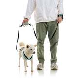 Wristband Surfer Leash w/ Traffic Handle from Gooby