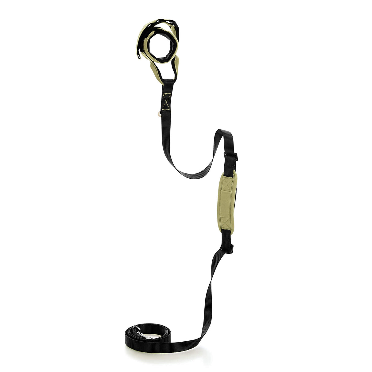 Wristband Surfer Leash w/ Traffic Handle from Gooby