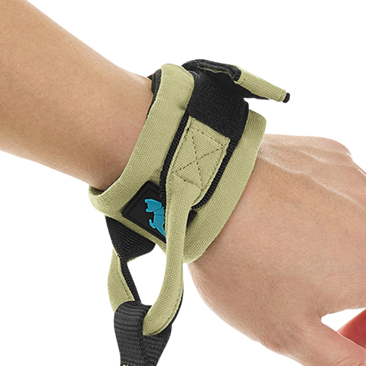 Wristband Surfer Leash w/ Traffic Handle from Gooby