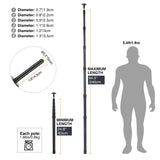 Aluminum Adjustable Telescoping Tarp Poles From Redcamp