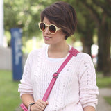 Classic Retro Keyhole Round P3 Frame Sunglasses 9196 from zeroUV