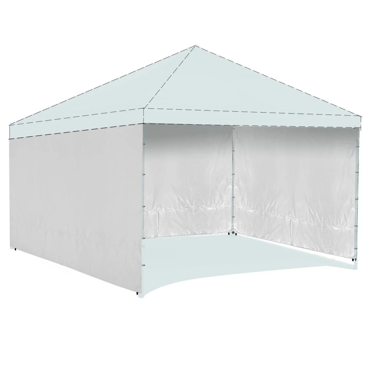 Instant Canopy 10x6.2ft Sidewall for 10x10ft Pop Up Canopy From Redcamp