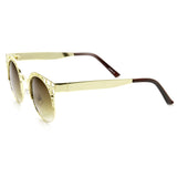 Women's Indie Round Metal Laser Cut Mesh Cat Eye 9432 from zeroUV