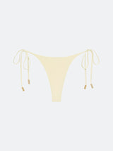 LA JOLLA CHEEKY BIKINI BOTTOM - PEARL From ELYSIIAN