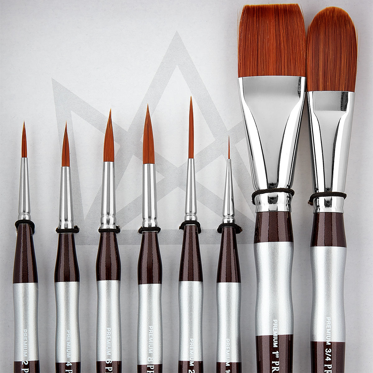 Precision™ Brushes 8 pc from KINGART
