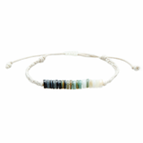 Courtney Braided Puka Shell Bracelet  From LotusAndLuna