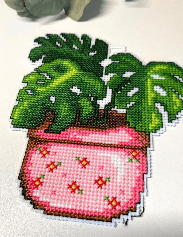 Cactus 108CS Counted Cross-Stitch Kit From Wizardi