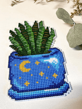 Cactus 108CS Counted Cross-Stitch Kit From Wizardi