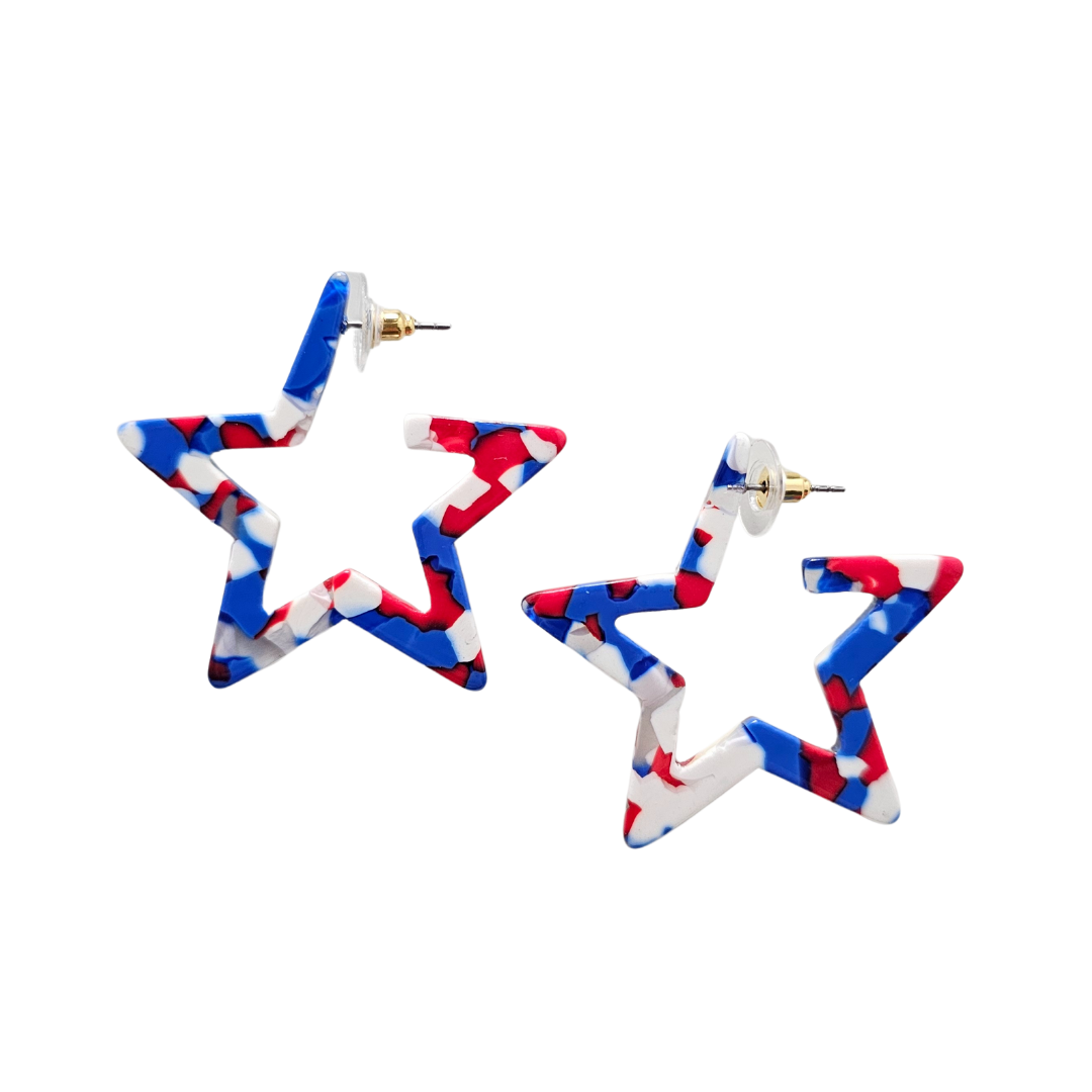 Star Hoops - Red, White & Blue from Spiffy & Splendid