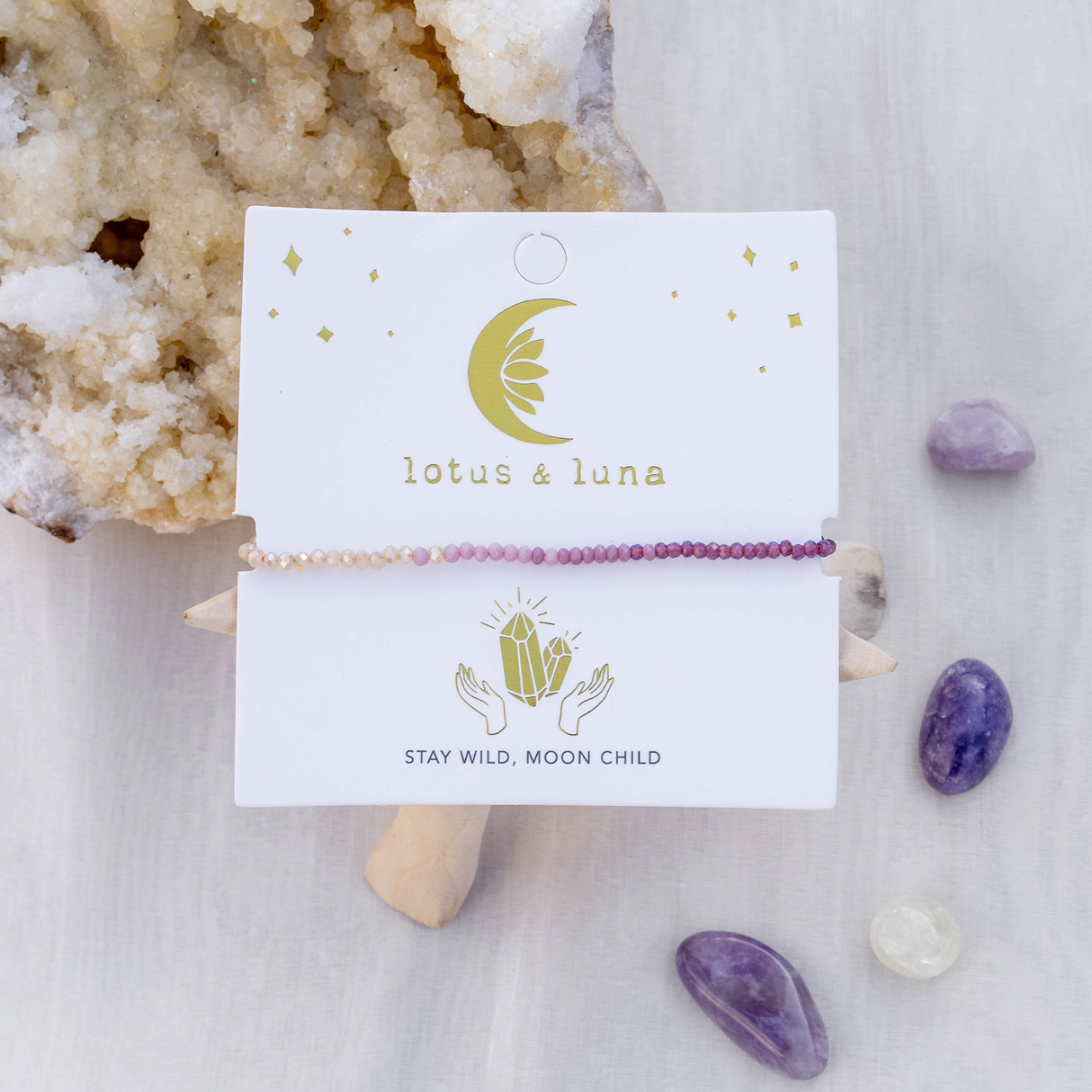 Stay Wild, Moon Child Goddess Bracelet From LotusAndLuna