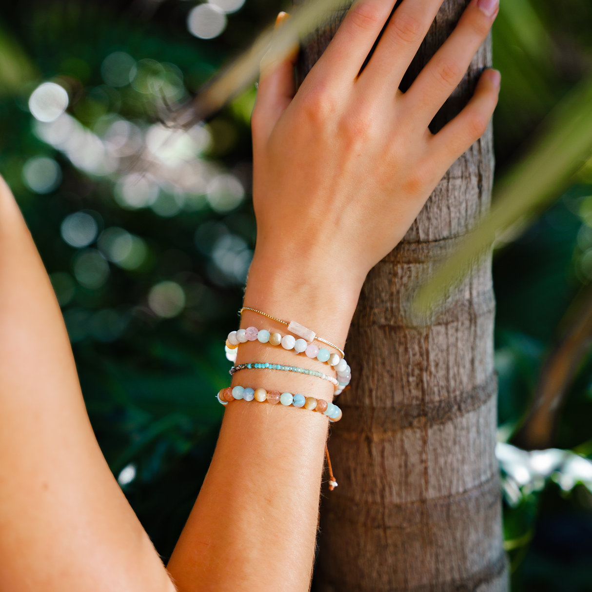 Live by the Sun, Love by the Moon Goddess Bracelet  From LotusAndLuna