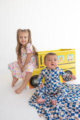 Dream Big Little Co x CoComelon ALPHABET SHORT SLEEVE DREAM RUFFLE DRESS from DREAM BIG LITTLE CO