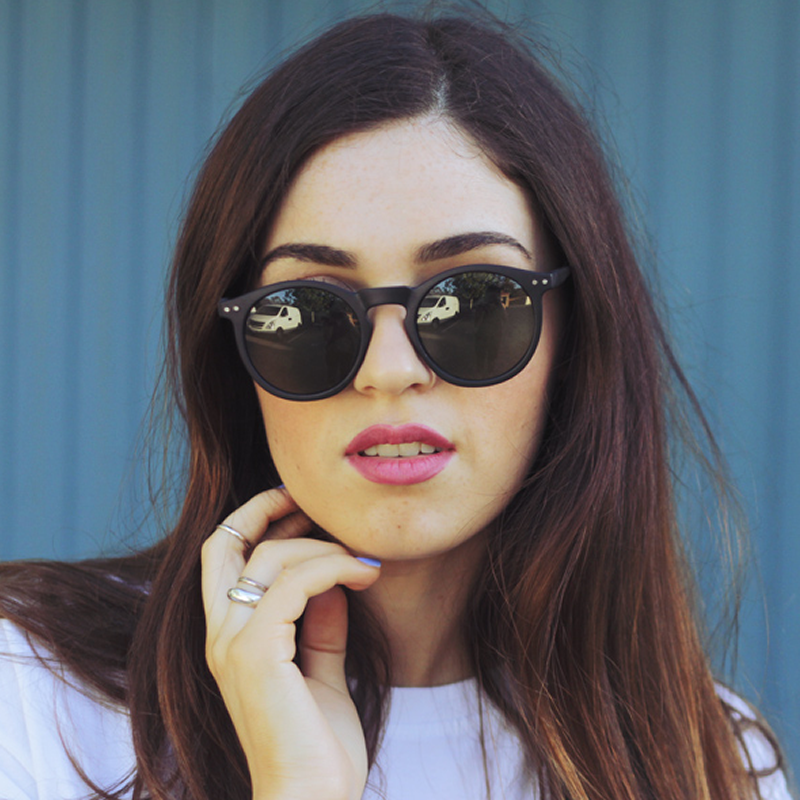 P3 Dapper 1920's Vintage Inspired Round Sunglasses 8637 from zeroUV