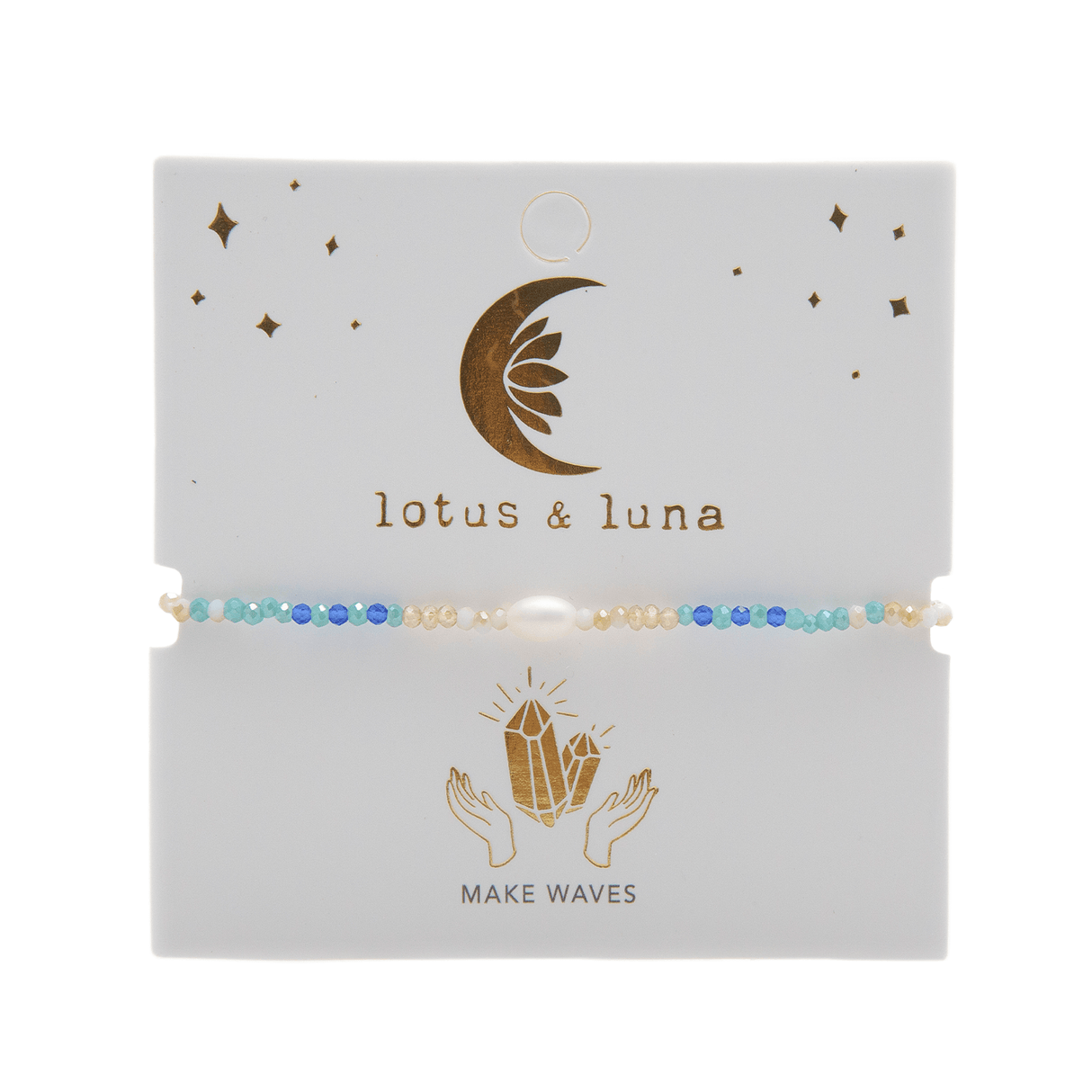 Make Waves Goddess Bracelet  From LotusAndLuna