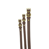 Plain Leather Dog Collar from Bonne et Filou