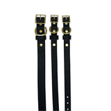 Plain Leather Dog Collar from Bonne et Filou