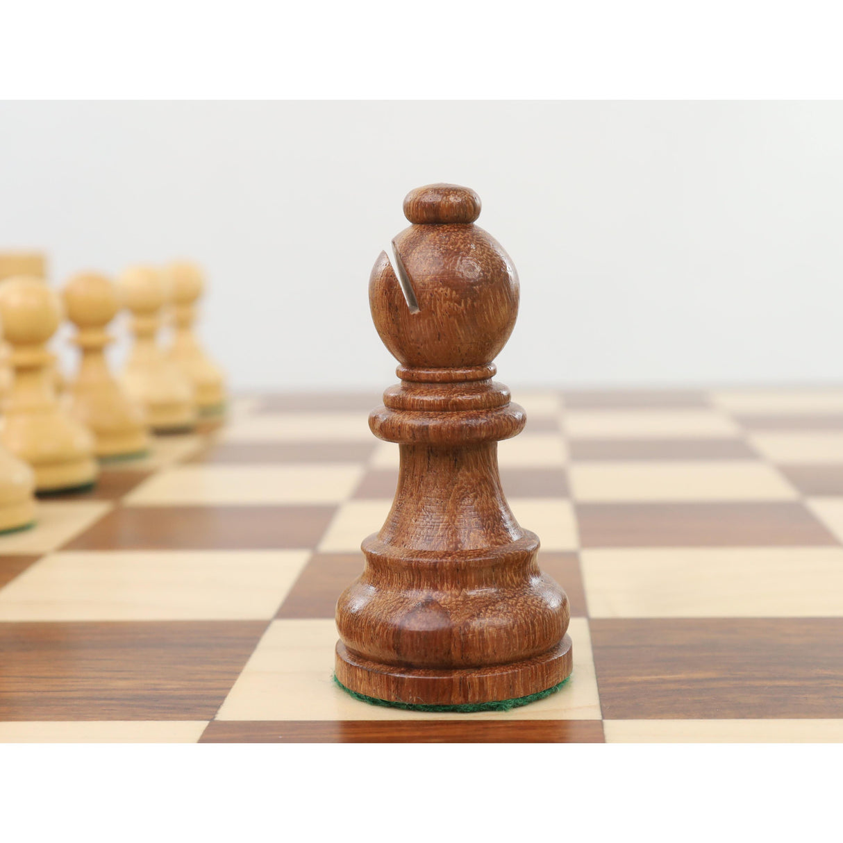 3.9" Tournament Chess Set Combo -Pieces in Golden Rosewood with Board and Box from Royal Chess Mall